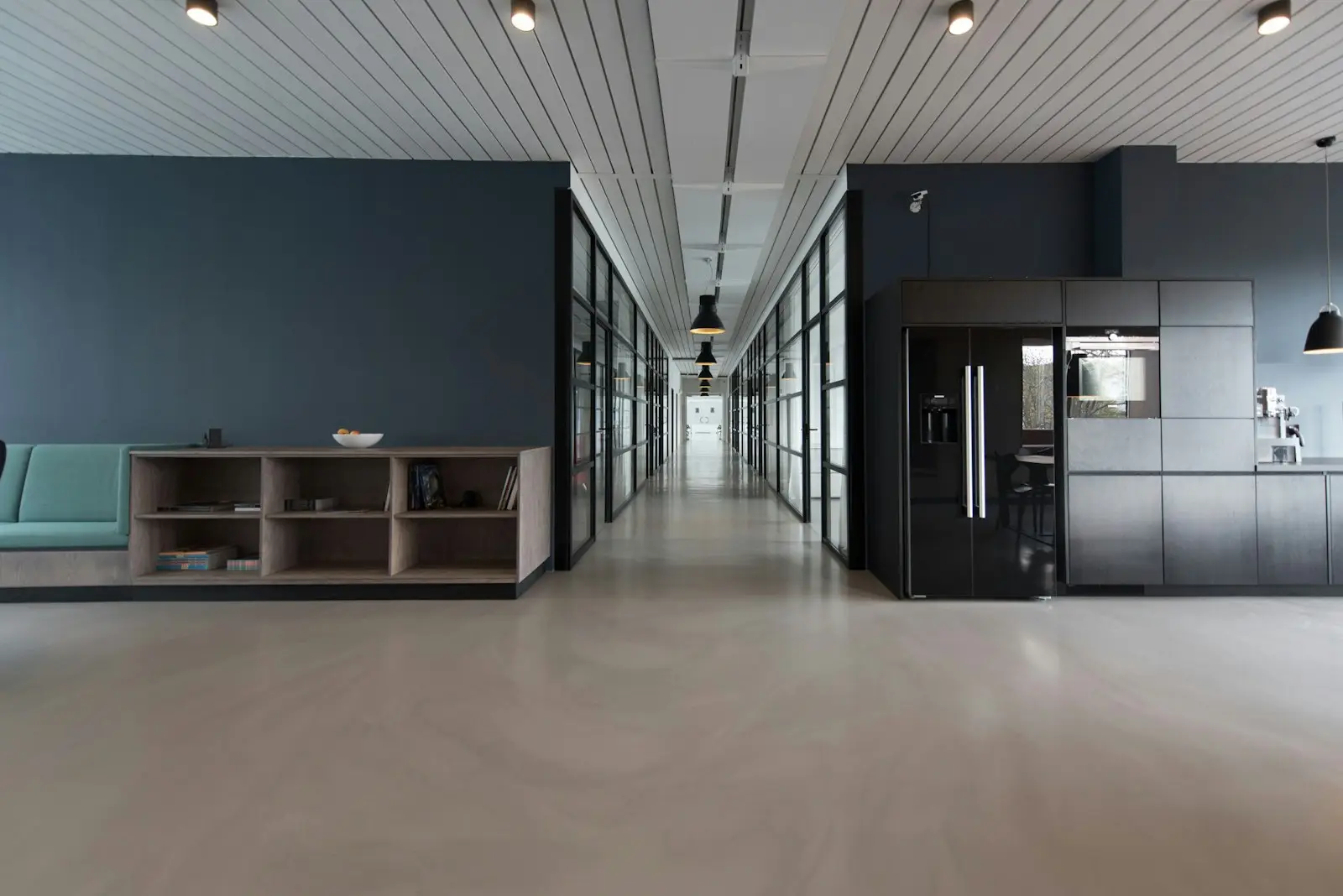 Modern commercial office cleaned by Fraser Commercial Services