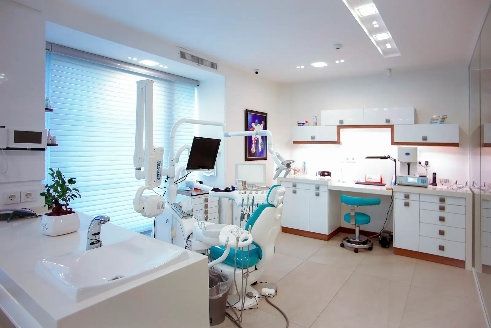 Modern medical clinic interior cleaned by Fraser Commercial Services
